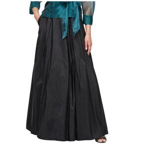 Alex Evenings Long A-Line Taffeta Skirt- XL- NWT